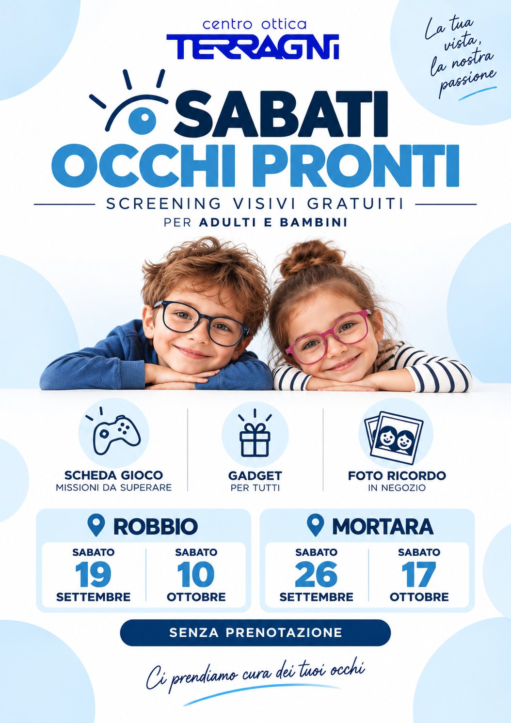 Evento Missioni Sabati Occhi Pronti a Robbio e Mortara